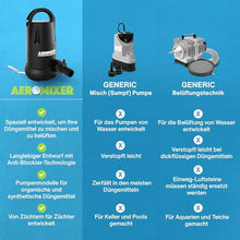 Aeromixer Synthetic 3/4 HP Pro Submersible Water Pump for Mixing & Aerating