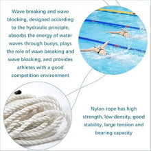 Swimming Pool LNNW Safety Rope with Floats Swimming Lane Dividers Safety Buoy Line for/Beach/Waterpark Floating Cordon(12cm,50/164.04FT)