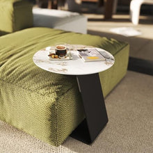 NRFJFOP Balcony Tea Table Small Round the of a Bed Side Living Room Sofa Edge Few
