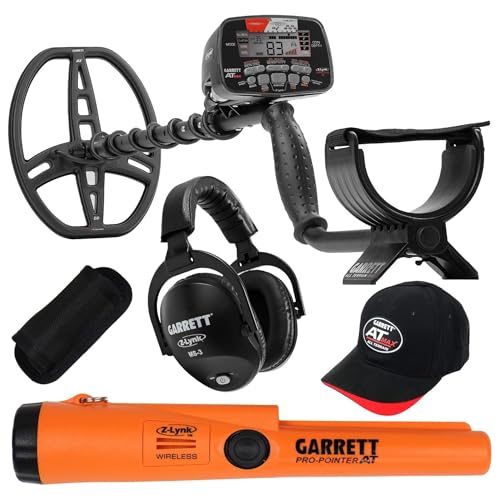 Garrett AT MAX Metal Detector Bundle with Z-Lynk Wireless