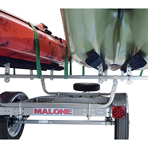 Malone MicroSport 2 Kayak Bunk-Style Trailer Package