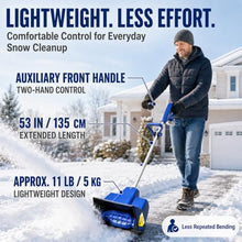 Snow Blower Cordless, Electric Snow Shovel Battery Powered