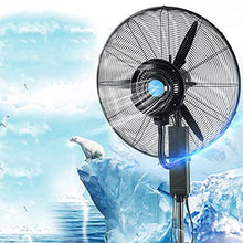 CUTPOIY Portable Misting Fan with 3-Speed Quiet Operation, High Performance Outdoor Patio Fan for Cooling 1000 Sq Ft, 26in-260W, 30in