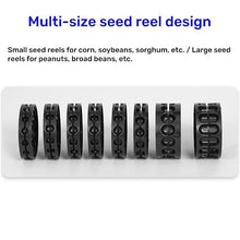 Hand-Push Garden Seeder, Roller Seeding and Fertilizer Applicator, Adjustable Row spacing and Plant spacing, for Peanut Corn Cotton(12 Mouths)