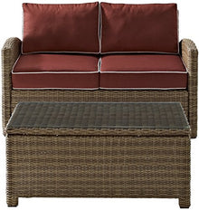 Crosley Furniture Bradenton 2-Piece Loveseat Set