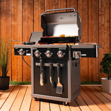 Coleman Revolution 3-Burner Gas Grill with Side Burner, Convertible Propane to Natural Gas, 45,000 + 13,000 BTU, 650 sq in, Outdoor BBQ Grill