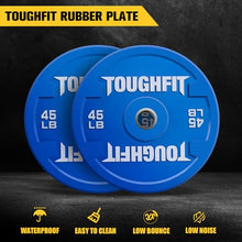 ToughFit Olympic Bumper Plates 370LB Set