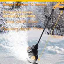 Beachtiful 21V Cordless Electric Snow Shovel, Brushless Motor, 41cm Width, (2 Battery and Charger Included) Snow Blower Shovel for Patio Driveway