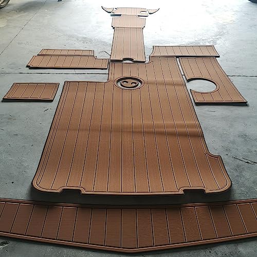 Valman Boat EVA Faux Teak Decking Floor Mat for 2008-2014 Mastercraft X35 Swim Platform - Multiple Colors Available
