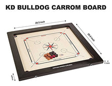 PRECISE Champion Bulldog Carrom Board 24mm with Coin & Striker