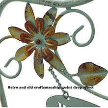 MIIKHI Plant Stands,Retro Wrought Iron Bird Decoration Flower Stand, Balcony Outdoor Garden Garden Decorationnishings