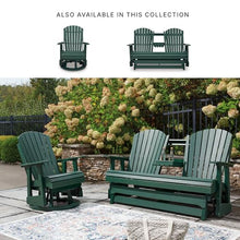 Signature Design by Ashley Adirondack Outdoor Swivel Glider Chair, Green