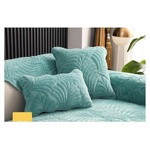 VFIIIOLPAA Winter Sofa Cushions Winter Short Luxury Cushion Cover Towel Sofa Cover Non-Slip Thickened (Color: D, Size: 90 * 240cm) (C 90 * 240cm)