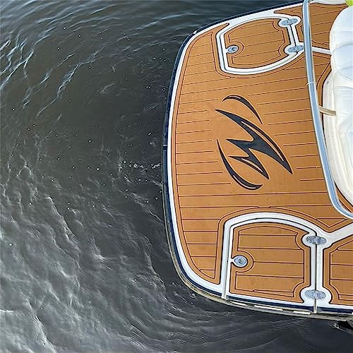 Zomanon Boat EVA Faux Teak Decking Floor Mat Compatible with 2005 Monterey 194FS - Color Options Available