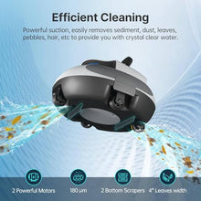dosiwlatever Cordless Pool Vacuum Cleaner, Max Cleaning Area 92㎡, 5000mAH Battery Lasts 100Mins, Self-Parking, IPX8 Waterproof, Above Ground Pool Vacuum