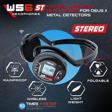 XP METAL DETECTORS WS6 ST Wireless Stereo Headphones & Control for Deus II