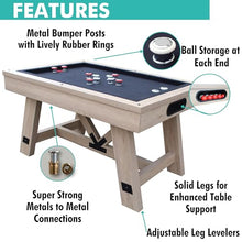 Freetime Fun Bumper Pool Table 54" Rustic Oak