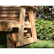 Creekvine Designs Cedar Country Hearts Rocking Glider Chair