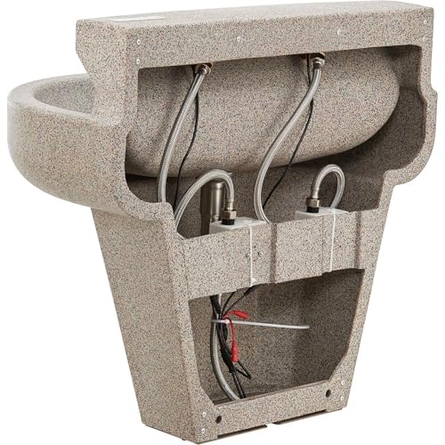 Global Industrial Wall Mounted Sensor-Operated Wash Fountain, 2 Station