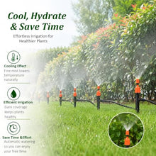 Fvmsse Garden Watering Hose Spray Misting, Drip Irrigation System Kit