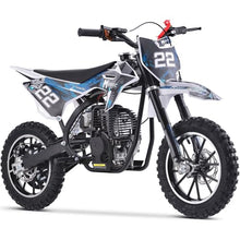 MotoTec 50cc Demon Kids Gas Dirt Bike Blue