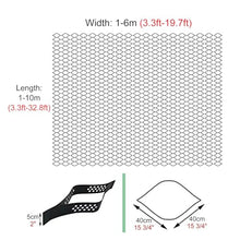 Blazea Paver Path Base Gravel Ground Grid, Walkway Driveway Grids for Gravel, Outside Long Geo Grid Shed Base, Honeycomb Hdpe Garden Edging Grid(6x7M/19.7x22.9FT)