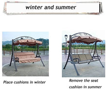 uhyOHF Outdoor Courtyard Porch Swing Iron Swing Hanging Chair Rocking Chair Hammock Swing Chair Suitable for Garden Poolside (