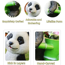 MeQibin Outdoor Panda Garden Statue Planter, Resin Animal Planter, Panda Decor, Cute Panda Flower Pot for Patio Balcony Yard Lawn(18.9 X 12.6 X 24.0IN)