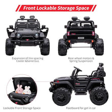 Nasitip 24V Kids 2-Seater Electric Car with Remote, Black