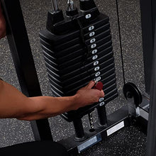 Body-Solid Pro Select Free Standing Weight Assisted Chin-Dip Machine 310 lbs Grey Black