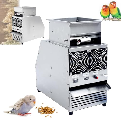 Bird Feed Blown Shell Splitter, Electric Grain Cleaning Winnower Machine, Grain Blowing Machine with Adjustable Speed Fan for Miscellaneous Grains, Quick Shelling (Breeding Model)