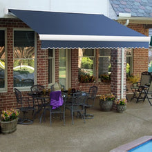Awntech Retractable Awning Manual 18'W x 10'D x 10" H Dusty Blue