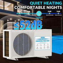 Doniks 22000 BTU Pool Heat Pump, for 7000 Gallons Above Ground and Inground Pool,Swimming Pool Heaters,230V~240V, with Digital Display Multi-Protection