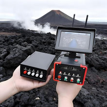 Hooggevoelige Metaaldetector Met Groot Bereik,Diepe Zoekgouddetector Met LCD-Scherm,360° Automatische Rotatie,Draagbare Ondergrondse Metaalzoeker,Voor Goud,Zilver,Koper En Diamant Red