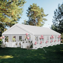 YITAHOME 20x40 ft Heavy Duty Party Tent with Removable Sidewalls White