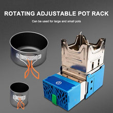 Multi-Fuel Fire-Powered Generator, Portable Waterproof Charging Camp Stove, With Foldable Design