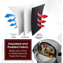 WJJDLLNP 2 Persons Picnic Bag With Napkin Cloth Blanket Ice Backpack Cooler Heat Insulation Fresh Keeping Thermal