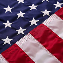 Large American Flag for Outside 12x18 | American Flag 100% Made in USA-not imported -US Flag Heavy Duty Outdoor with Embroidered Stars and Sewn Stripes Outdoor Flag for High Wind - FMAA Certified