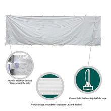 TentandTable Premium Blockout Sidewall Kit 20' x 30' for High Peak Frame Tents White