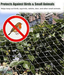 5 10 20 30 m Garden Plant Anti Bird Netting, Lightweight Tear Resistant Bird Netting for Blueberry Bushes, Strawberry Plants and Chicken Coop(49x82ft(15x25m))