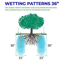 Underhill Deep Drip Irrigation Stakes 36-Inch, Case of 25 Watering Spikes for Palm Trees and Deep Rooted Trees, Drip System Parts Tubes, A-DD36-25