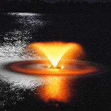 Kasco VFX Series 3/4 HP Aerating Pond Fountain with LED Lights Black