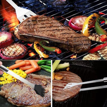 BBQ Grill Tools Set,Stainless Steel Accessories with Meat Thermometer Injector,Complete Grill Kit for Foodies,Cooks,Camping Lovers