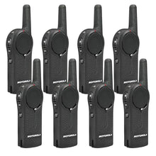 Motorola Solutions DLR1020 Two-Way Digital Business Radio 8-Pack Black