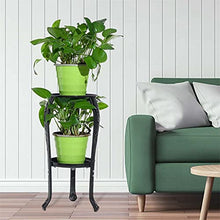 MIIKHI Metal Plant Stand Indoor Flowers Stand Floating Shelf Plant Pot Stand Indoor Garden Plant Holde (White