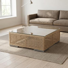 Panama Jack Austin Coffee Table with Glass
