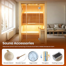 OUTEXER Steam Sauna Traditional Saunas 240V 3KW Home Spa for 2-3 Person