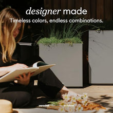 Veradek Block Series Cube Planter - Square Outdoor Planter
