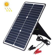 20 Watts Solar Trickle Charger Portable Power Generator Solar Panel Battery Backup Charger for Car Boat Marine
