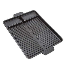 Portable BBQ Grill Pan Non-Stick Charcoal Plate Butane Gas Stove Cooker Party Picnic Terrace Beach Barbecue Tray